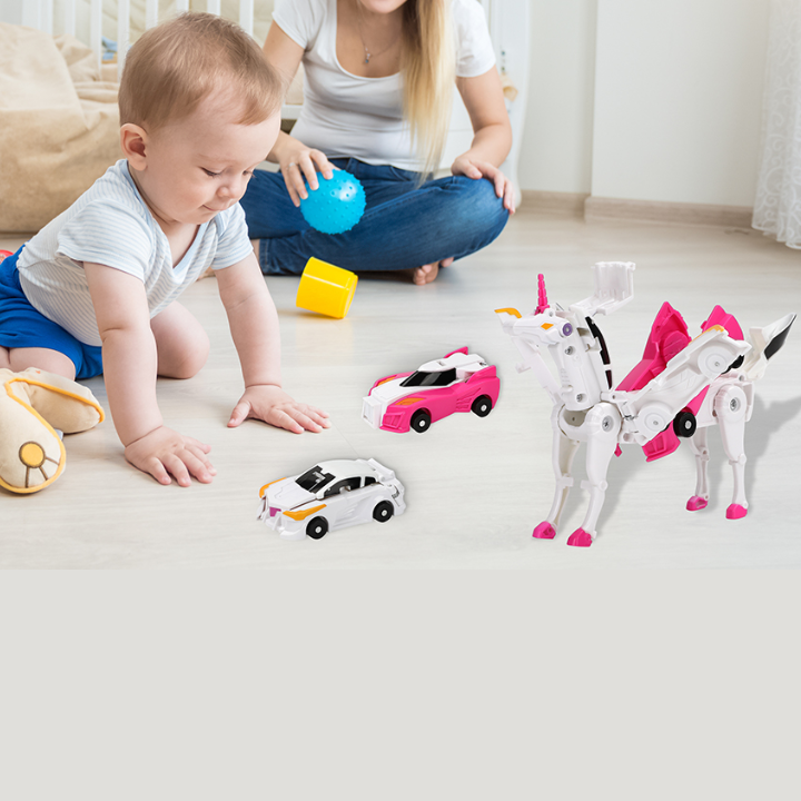 Coche a Unicornio Transformable 2 en 1