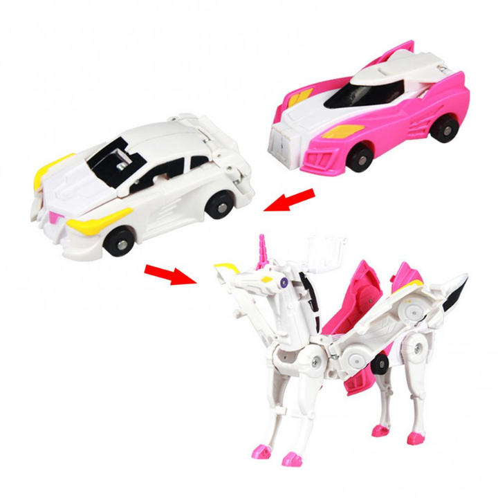 Coche a Unicornio Transformable 2 en 1