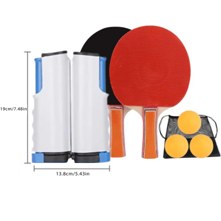 Juego de Tenis de Mesa Portatil Multiuso