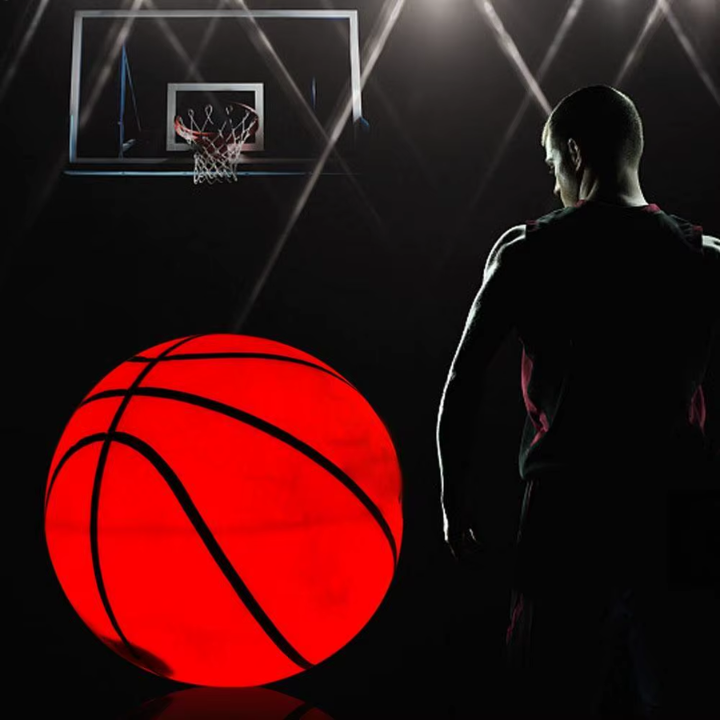 Baloncesto LED Luminoso ¡Brilla en la Noche!