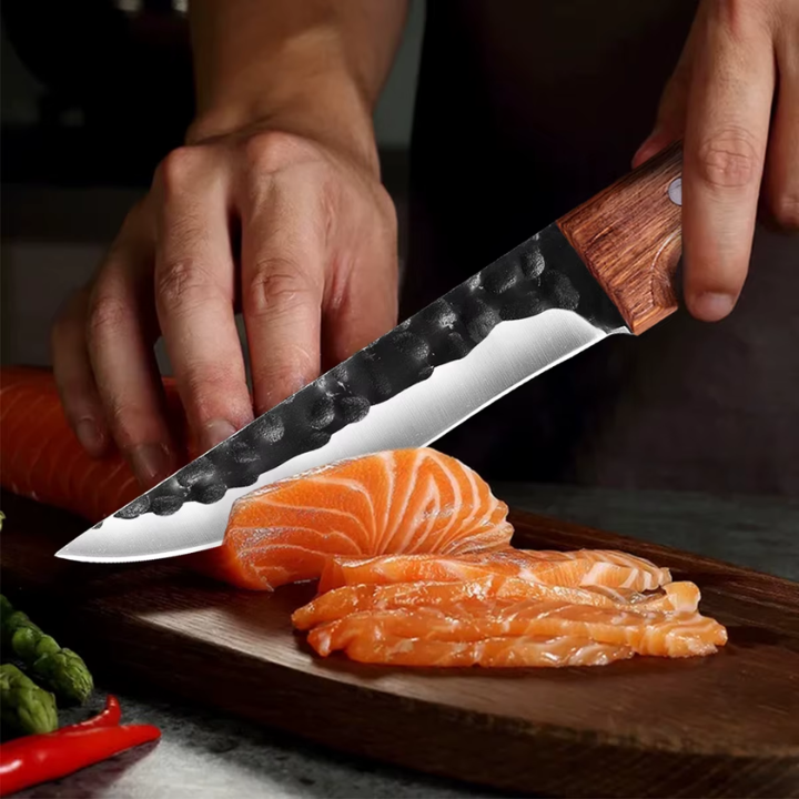 Cuchillo Forjado para Deshuesado Japonés con Funda