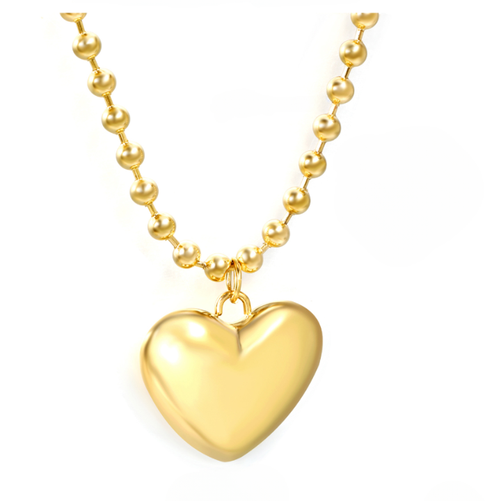 Collar Romántico con Colgante de Corazón