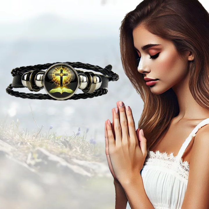 Pulsera Cristiana con Tecnología NFC- Inspiración Bíblica Diaria