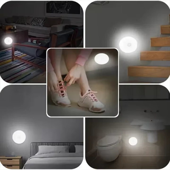 Luz LED Nocturna con Sensor de Movimiento – Ilumina tu Hogar con Comodidad y Fe