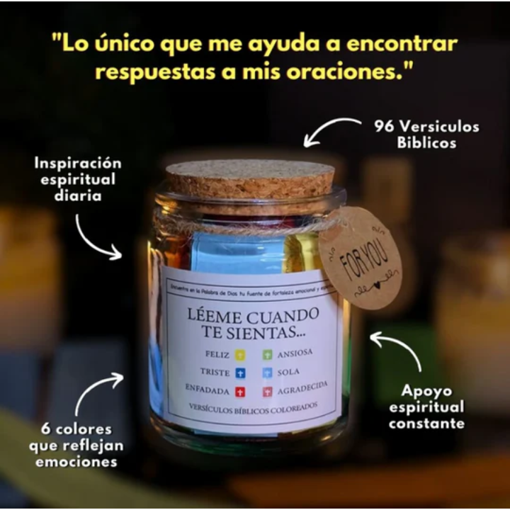 Tarro de Versículos Bíblicos