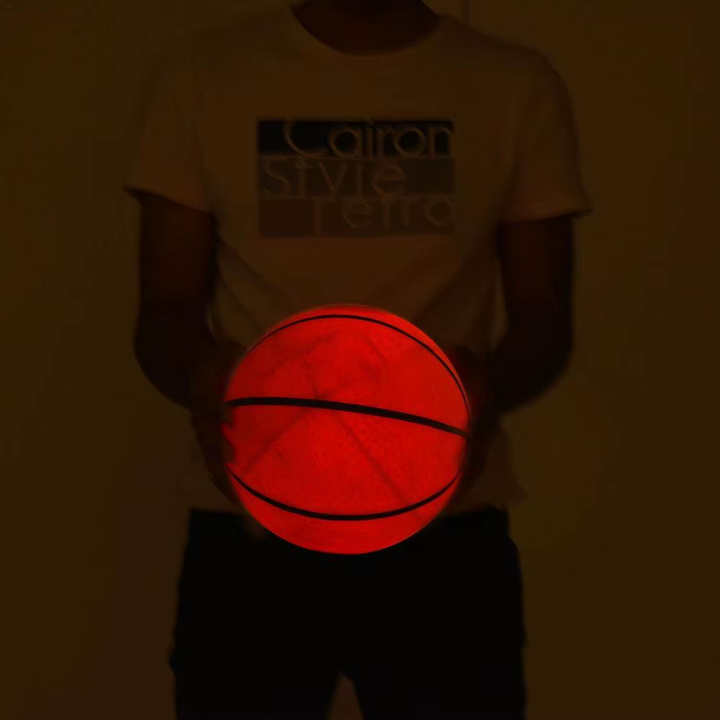 Baloncesto LED Luminoso ¡Brilla en la Noche!