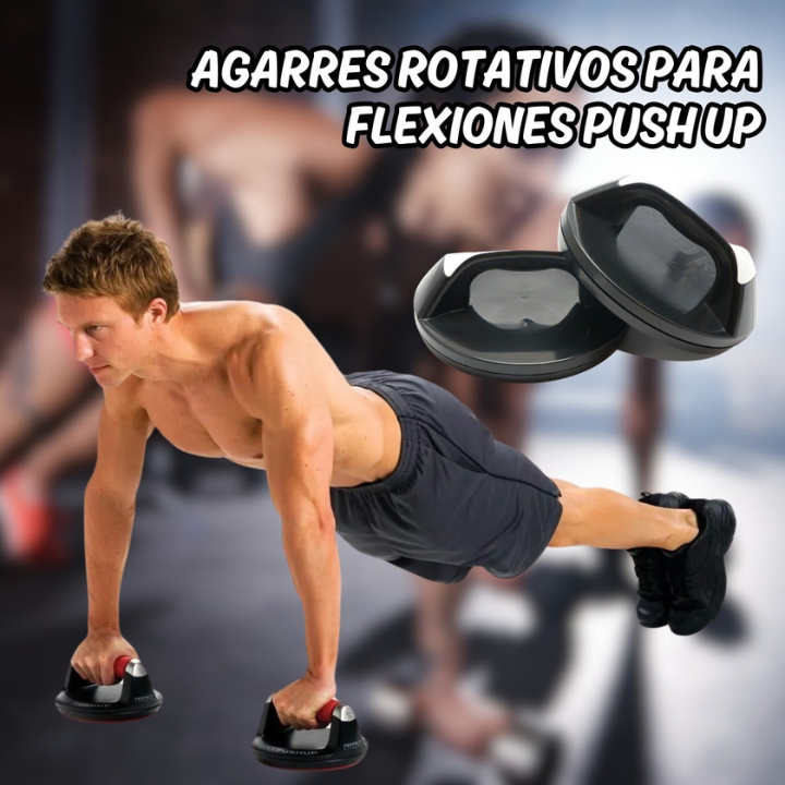 Agarres Rotativos para Flexiones - PUSH UP