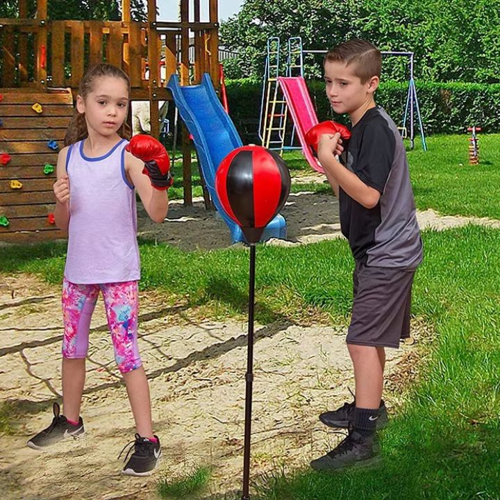 Bola de Boxeo con Resorte para Niños