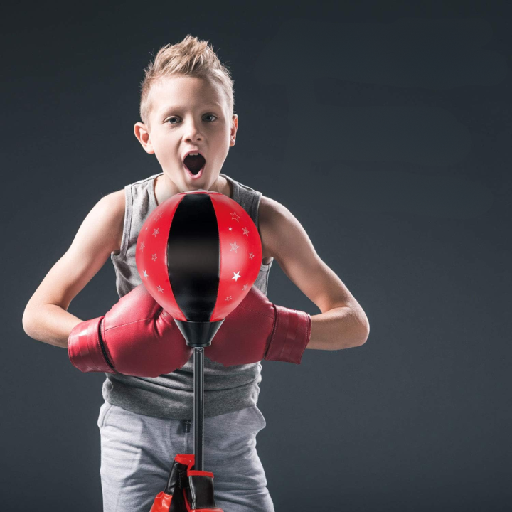 Bola de Boxeo con Resorte para Niños